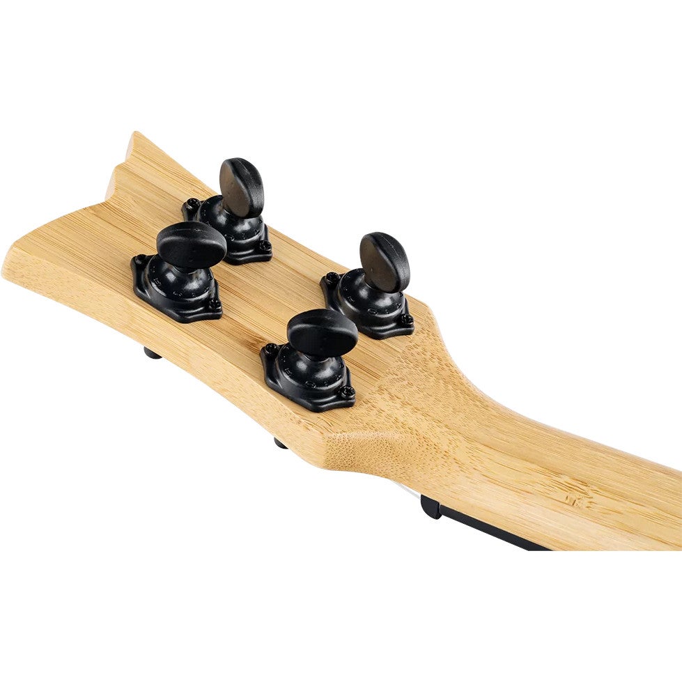 Ortega RUNAB-SO Bamboo Series Soprano Size Ukulele Natural E/A sopraan ukelele met gigbag