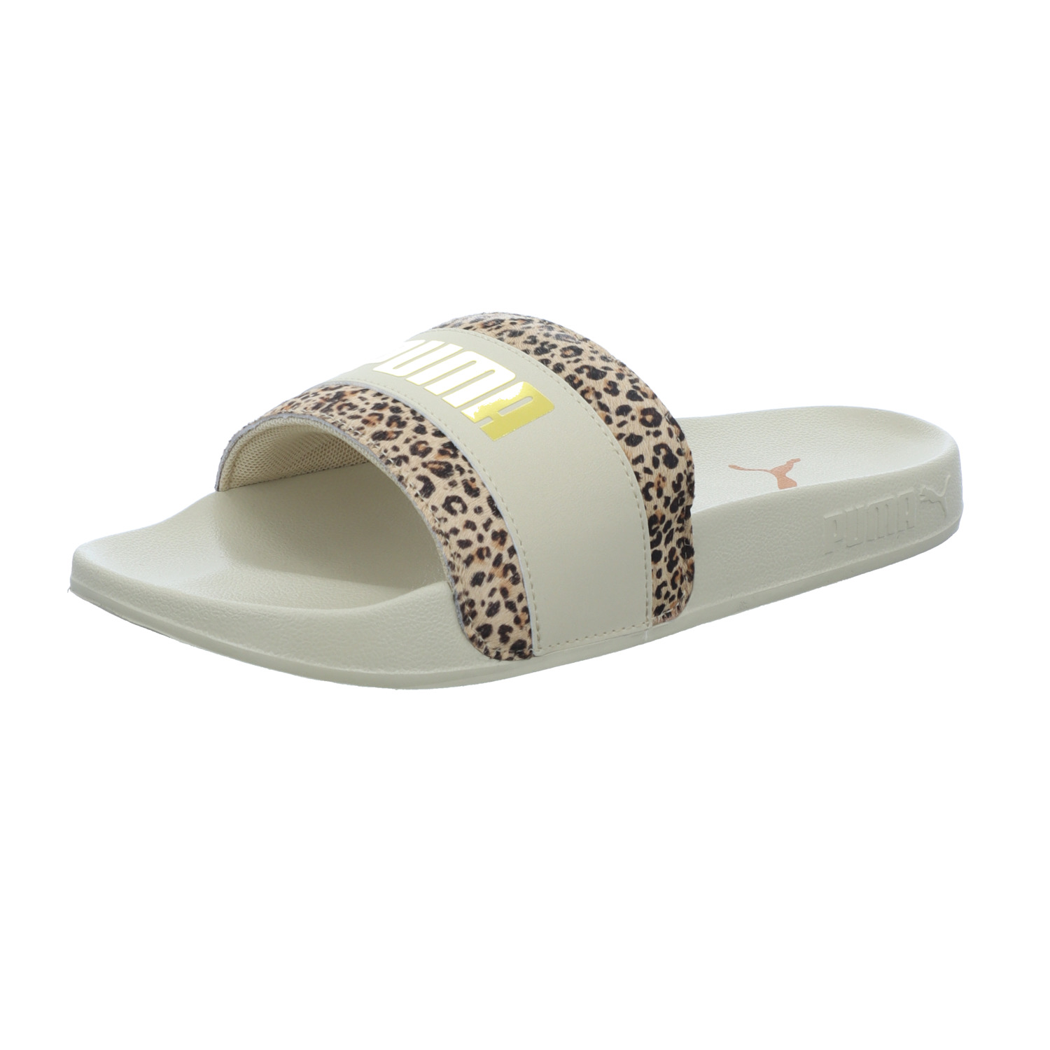 Puma Damen-Badepantolette Beige-Grün