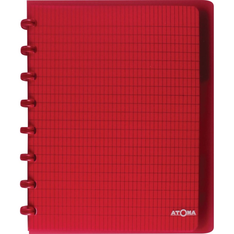 Cahier anneaux avec intercalaires Atoma Trendy 16,5 x 21 cm - 4 x 8 mm - 120 pages