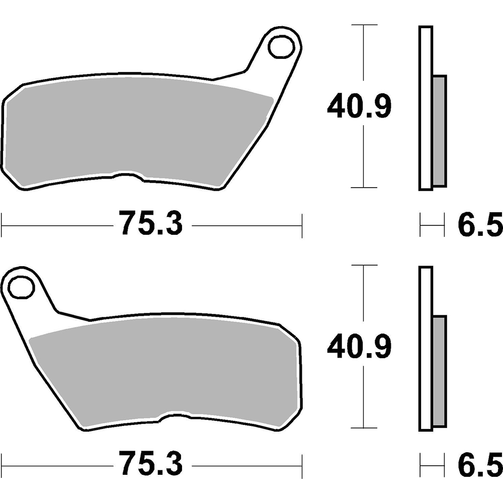 SBS - Plaquettes de frein 928HF