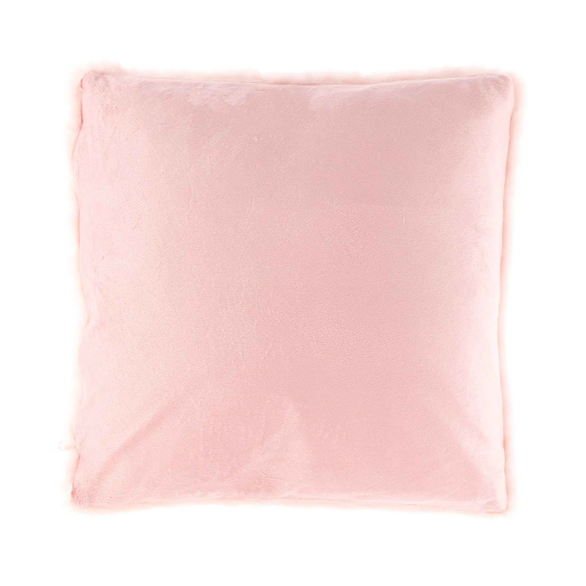 Clément - Maison Coussin Fourrure - Rose