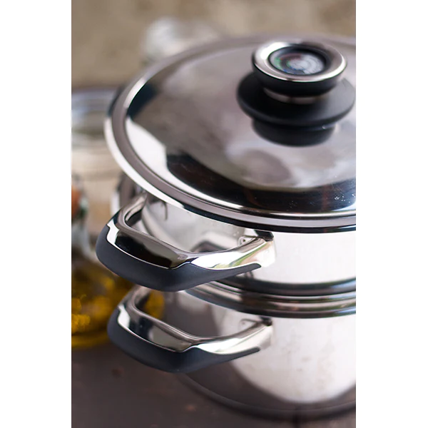 Insert cuit vapeur inox 20 cm Ecovitam