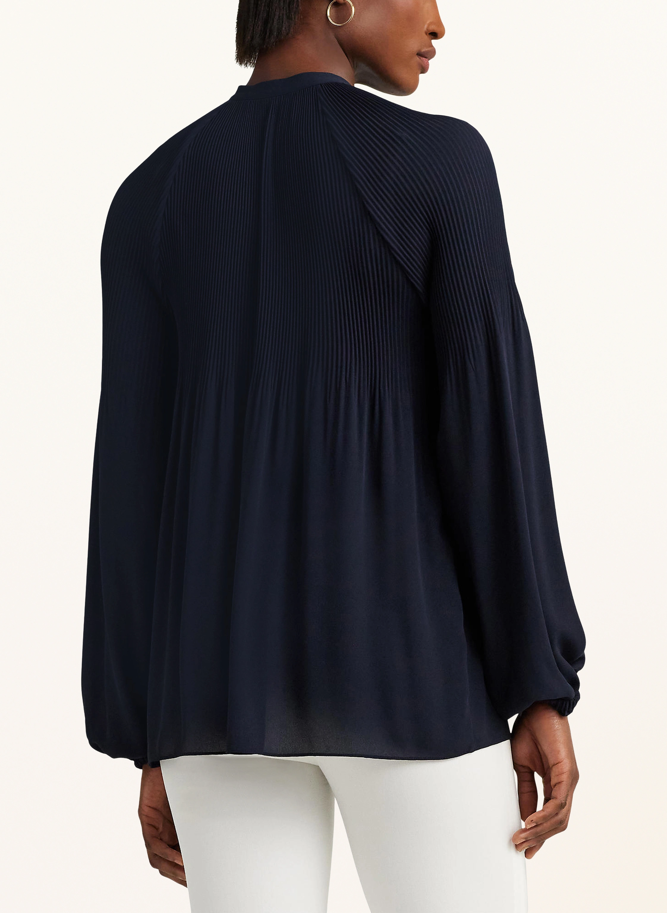 LAUREN RALPH LAUREN Blusenshirt mit Plissee