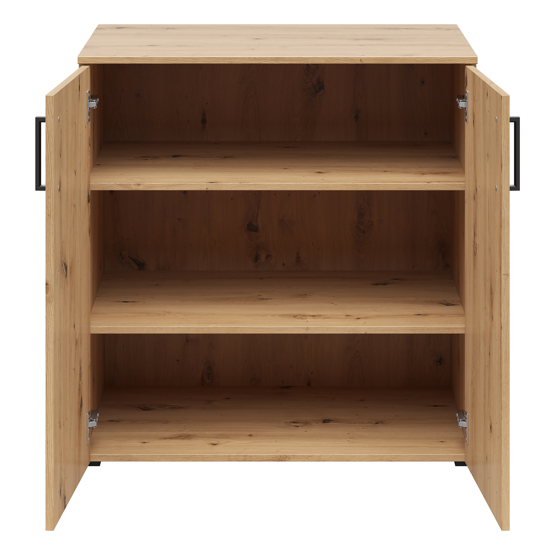Kommode - Artisan Eiche - 2 Türen - XL-Tiefe - 80 cm breit