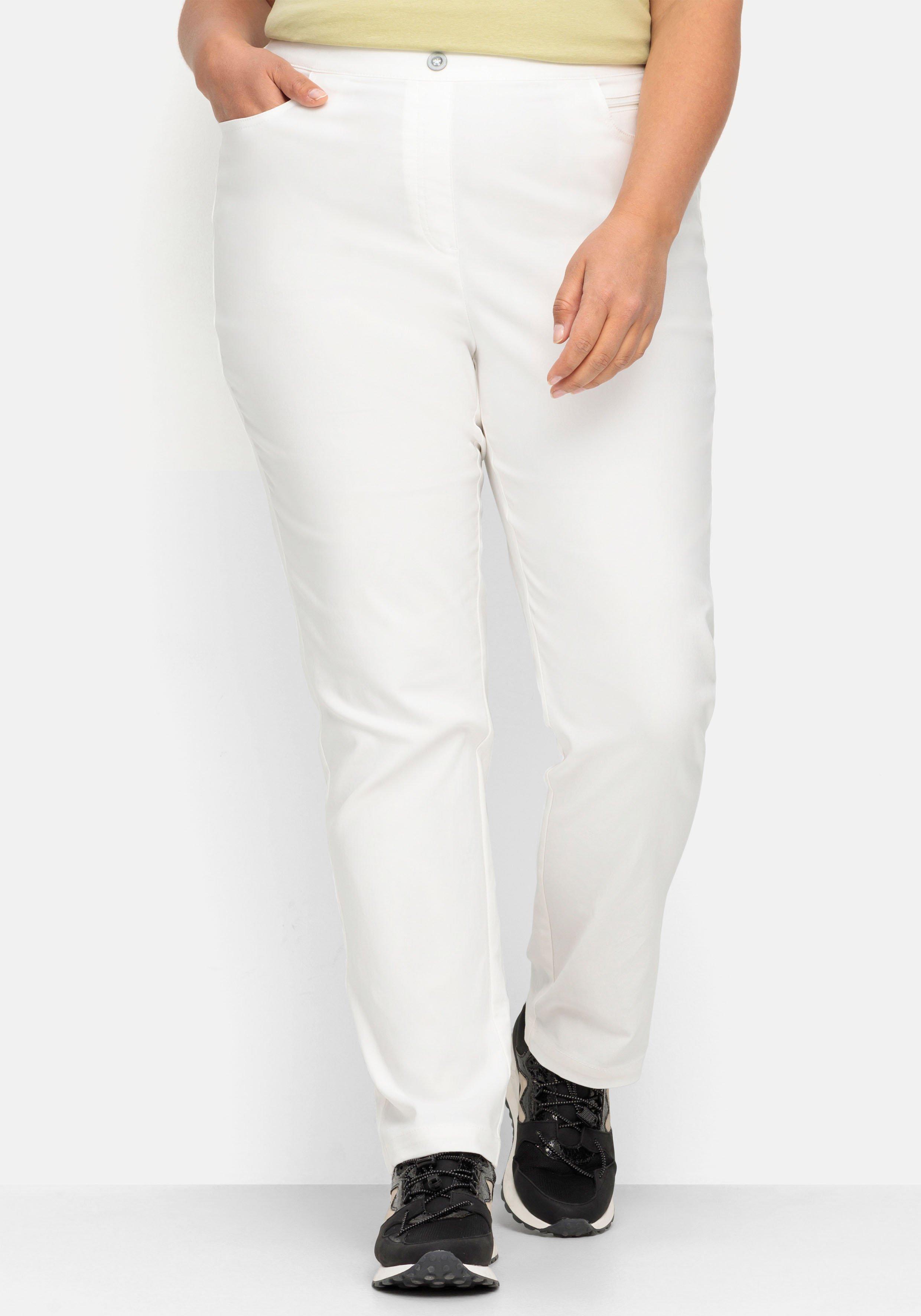 Gerade Bengalinhose mit schmalem Bein