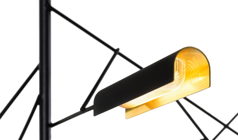 Moooi Tinkering 140 hanglamp LED zwart/messing