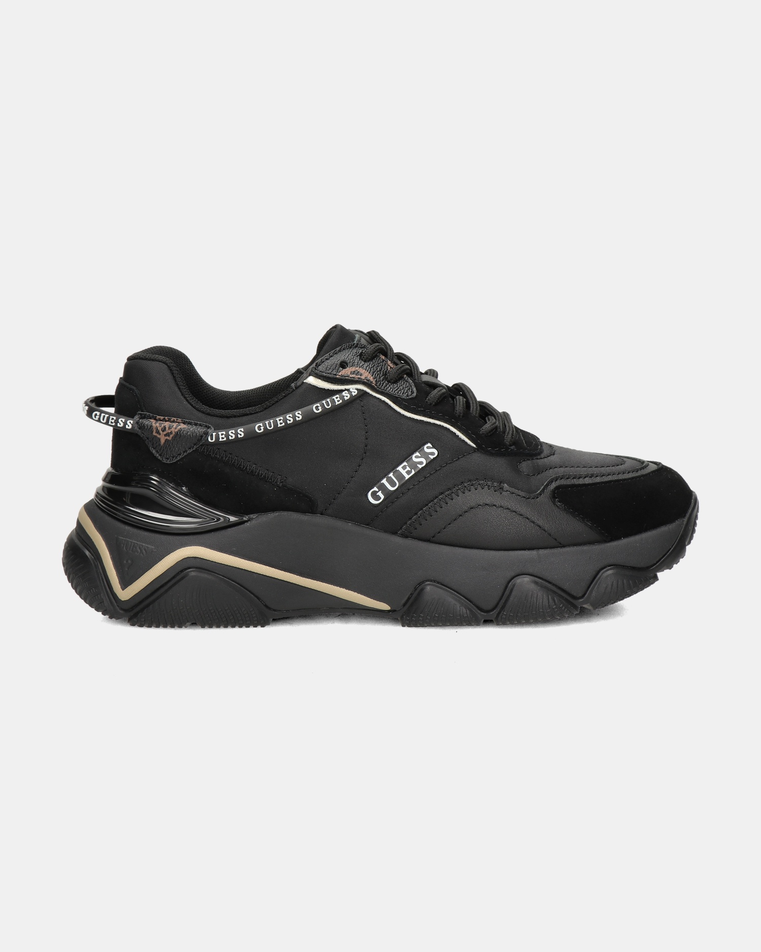 Guess Micola Dad Sneakers  - zwart