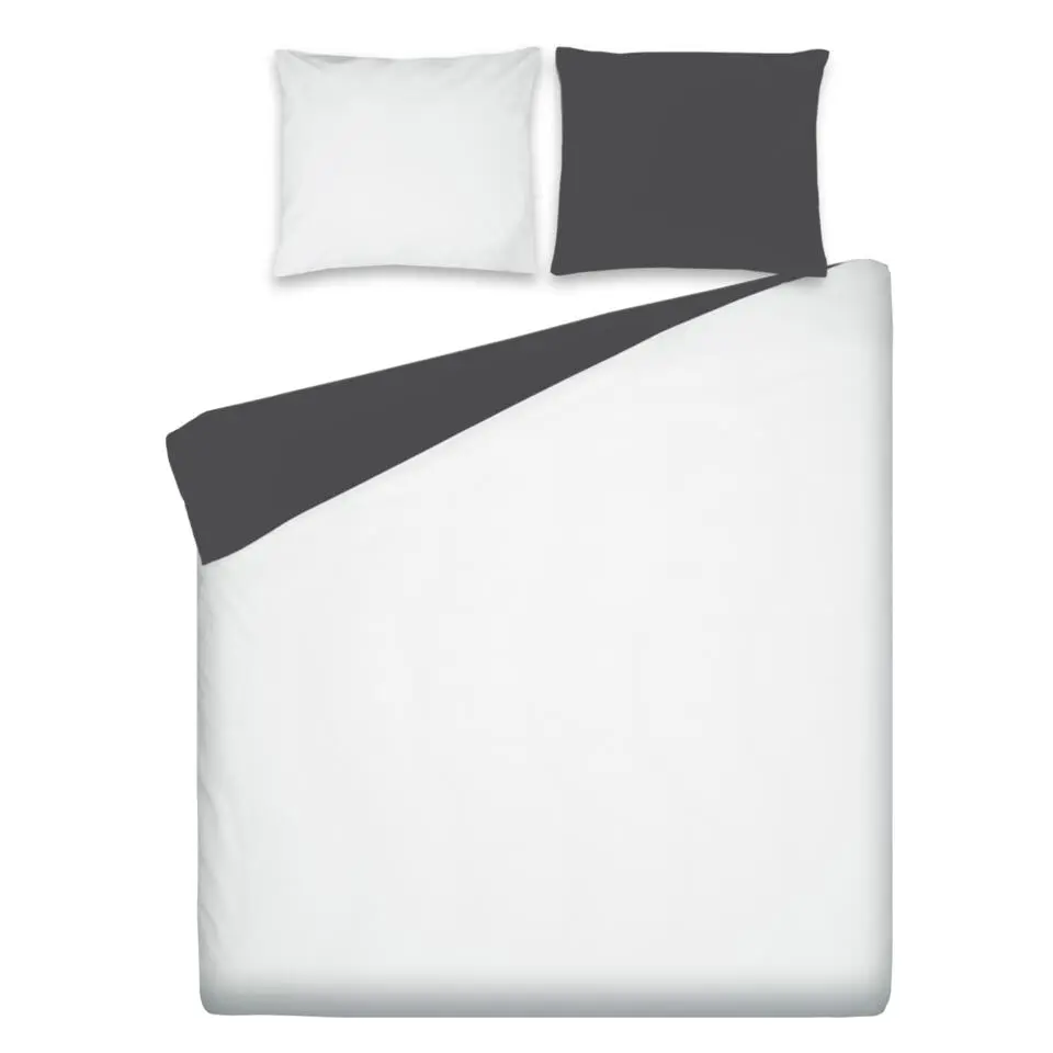 Ten Cate Dekbedovertrek Boston Double Face Pinstripe - 240x200/220 - Grijs