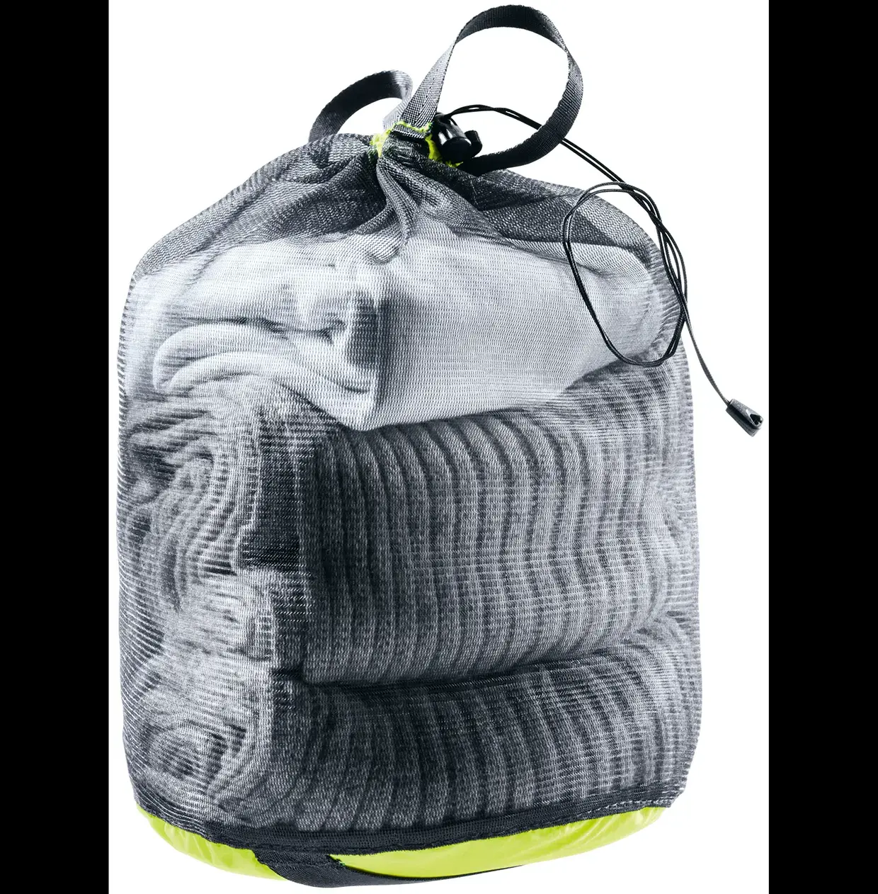 Deuter Mesh Sack 3 Zwart/Groen