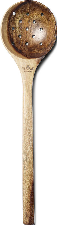 DutchDeluxes Wooden Utensil Skimmer Spoon Akacie træ