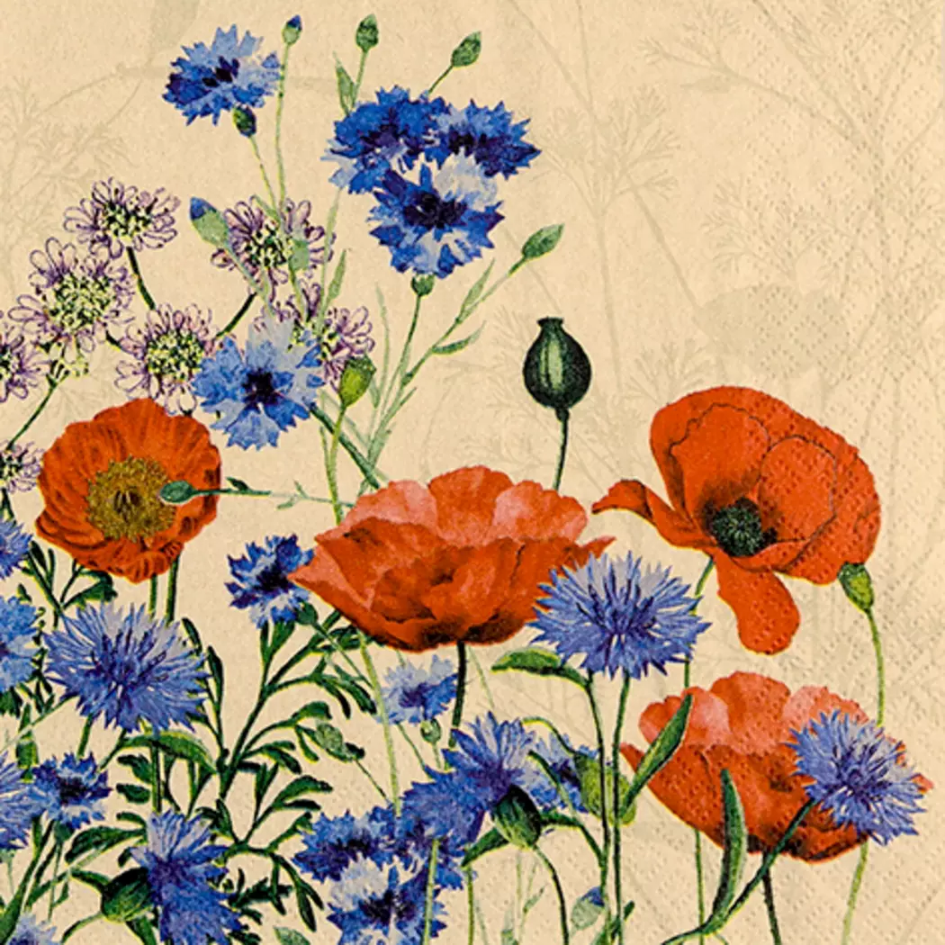 Serviette Wild Poppies 20tlg.
