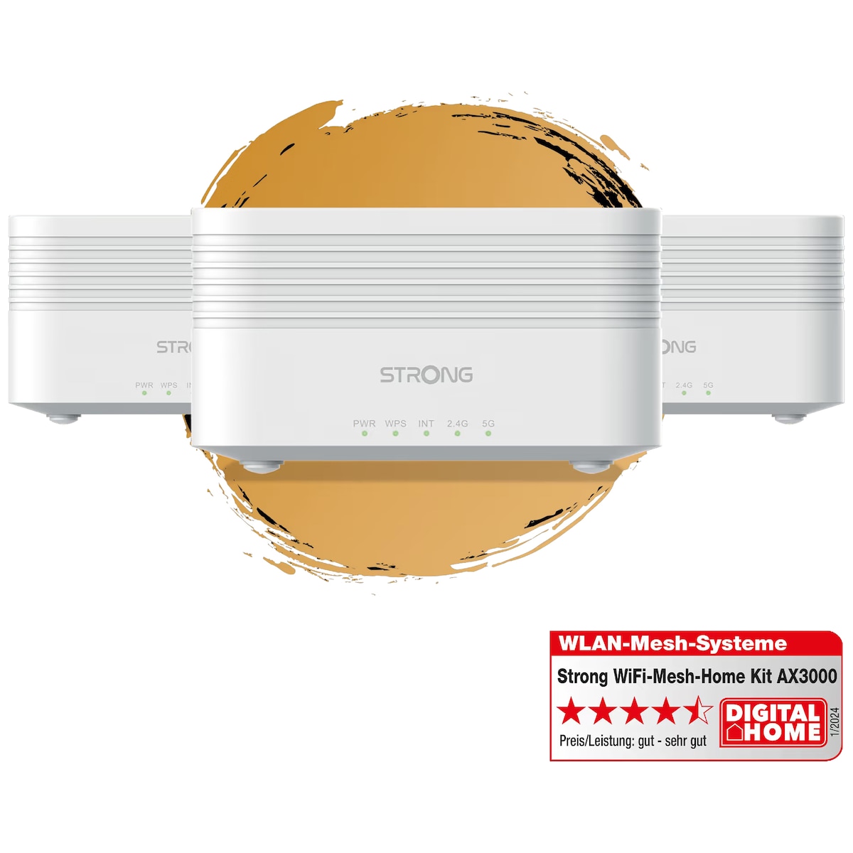 Strong Atria AX3000 mesh WiFi-system (3-pakning)