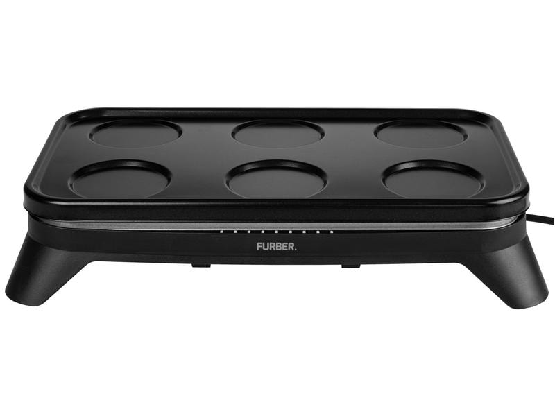 FURBER Mini-Crêpe-Maker Pancake-Maker für 6 Mini-Crêpes