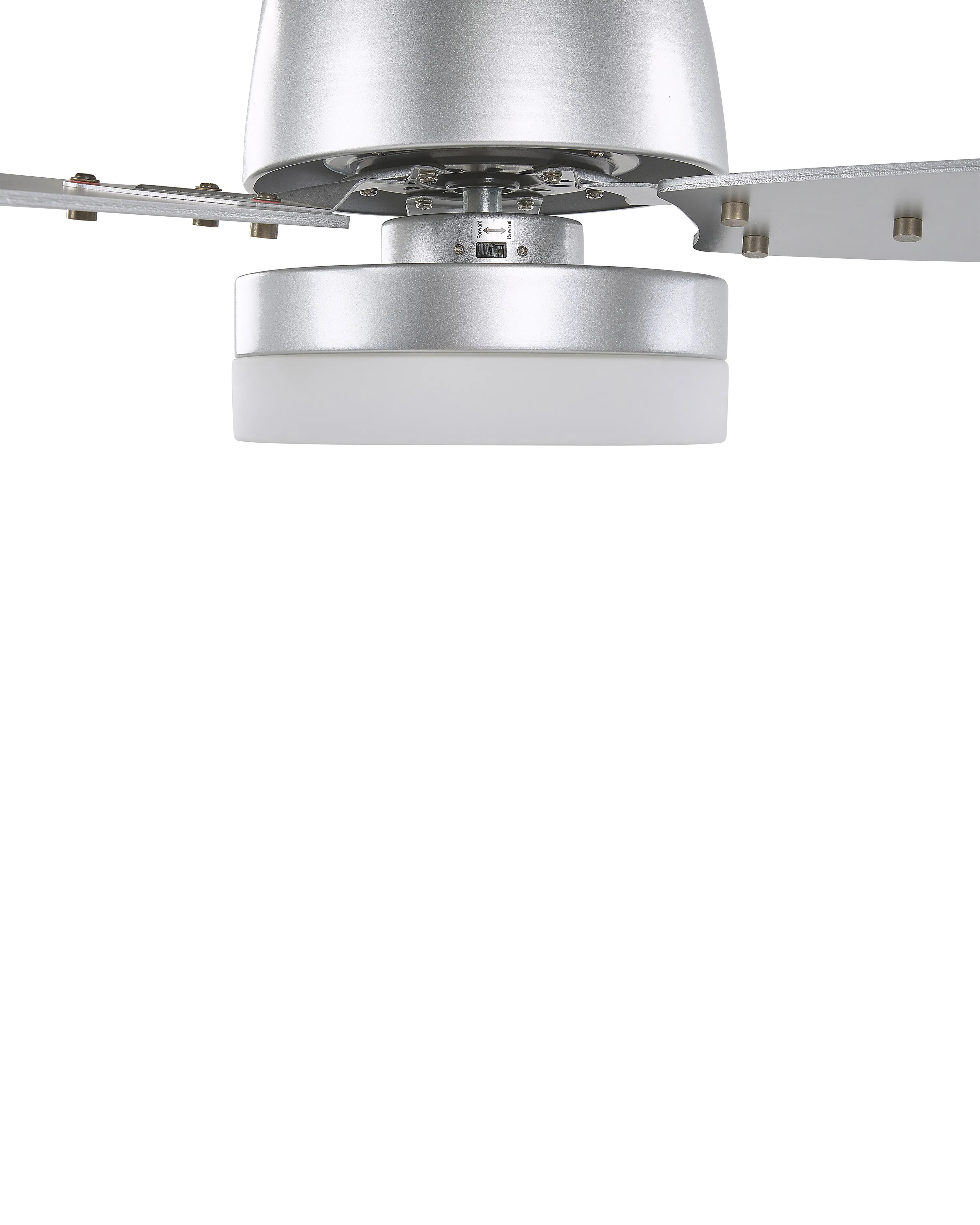 Plafondventilator met verlichting MLAVA met afstandsbediening LED Zilver