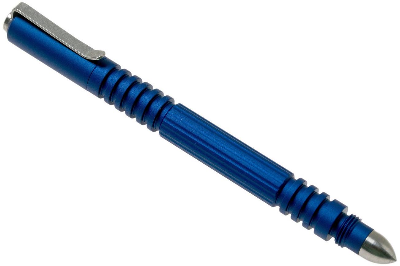 Rick Hinderer Investigator Pen Aluminium Matte Blue, tactische pen