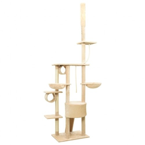 Arranhador de gato bege