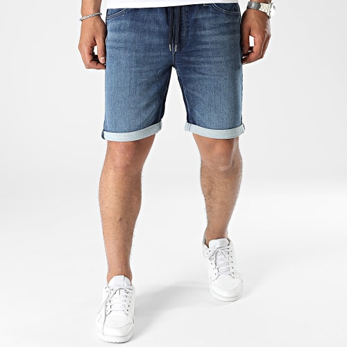 Short Jean Rick Icon Bleu Denim