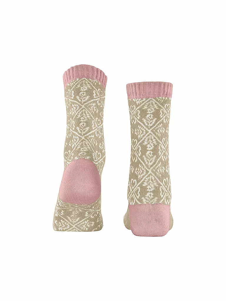 BURLINGTON Damen Socken COTTAGE KNIT 36-41 country beige