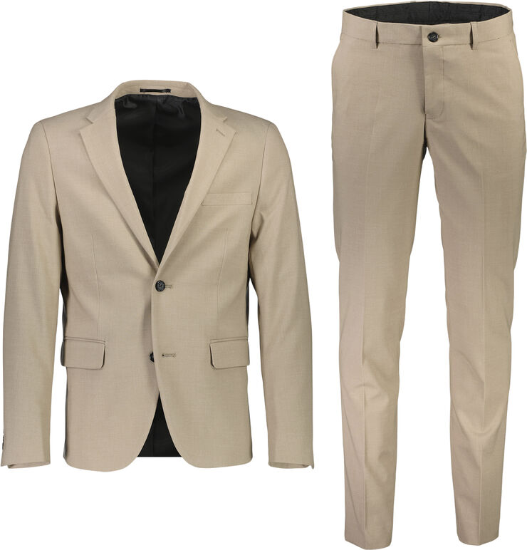 Lindbergh Plain mens suit Sand