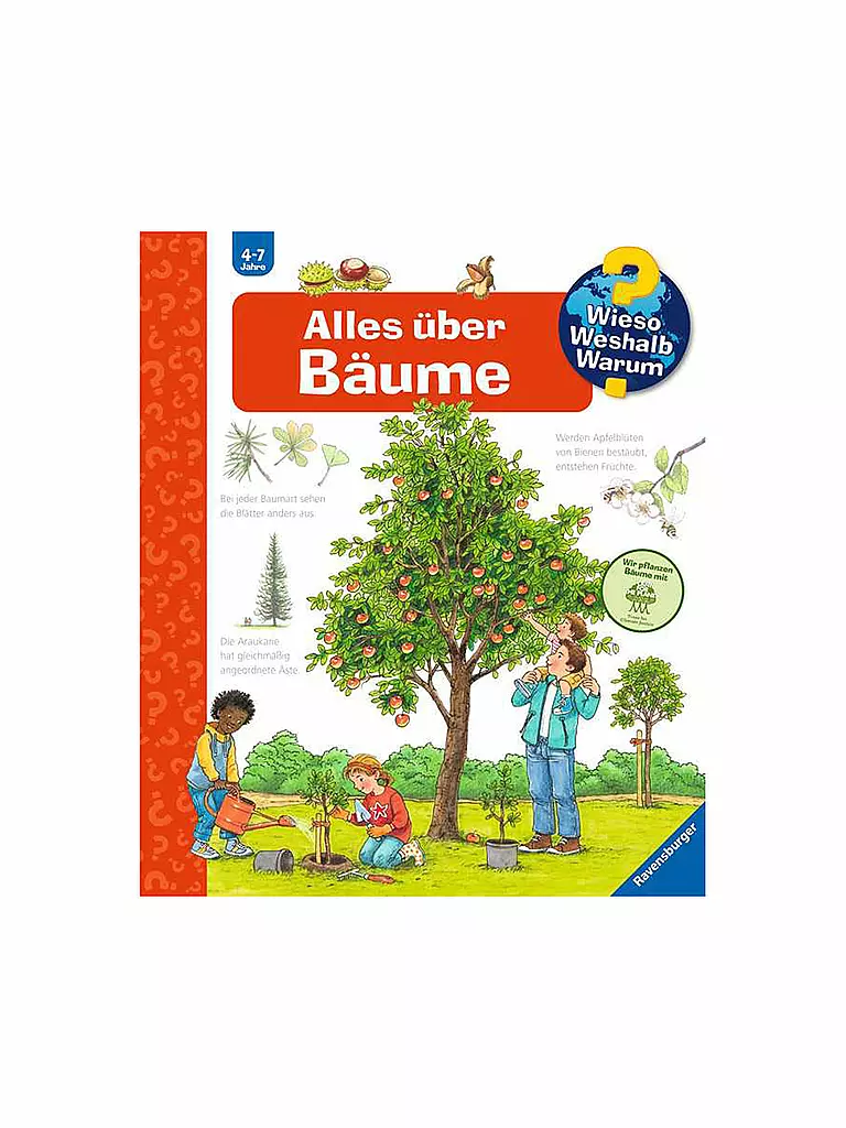 RAVENSBURGER Buch - Wieso Weshalb Warum - Alles über Bäume keine Farbe