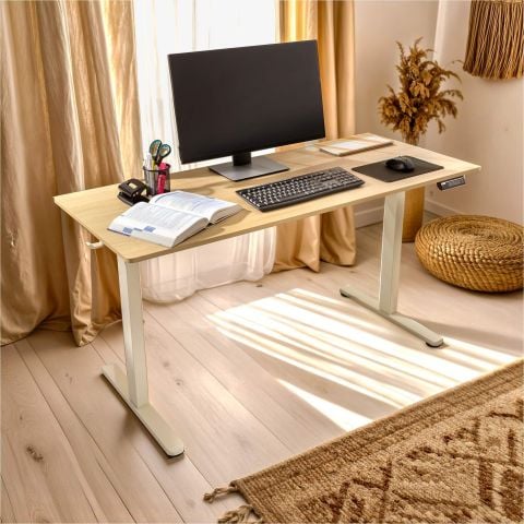 Höhenverstellbarer Schreibtisch 120 x 60 cm