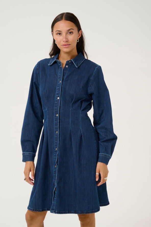 Kaffe KAlea Dress Dark blue denim