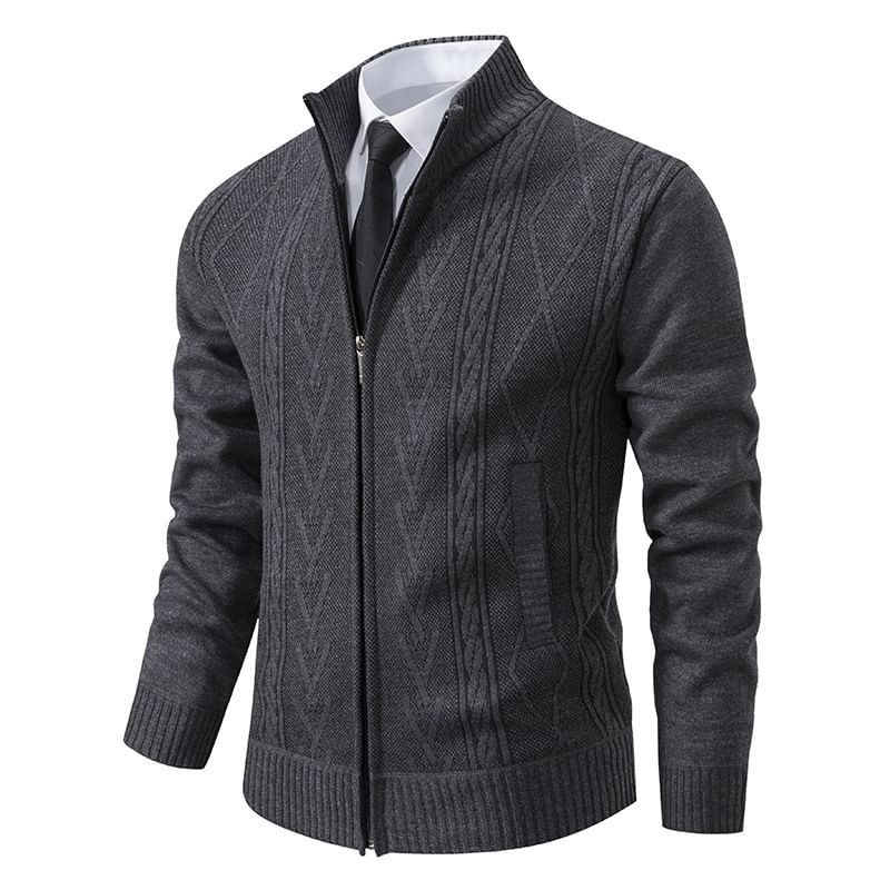 YIKES - Cardigan met opstaande kraag en rits