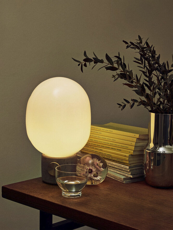 Audo Copenhagen JWDA Table Lamp Small Ammonite grey