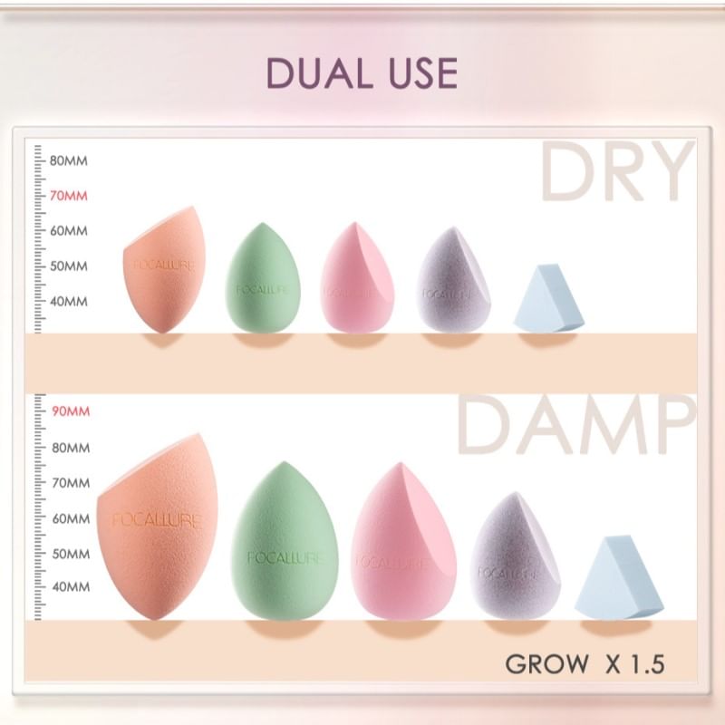 FOCALLURE - Match Max Make Up Sponge - One Cut Heart