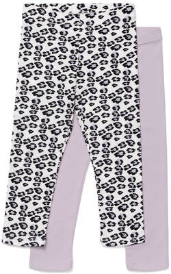 Luca & Lola Alberta ¾ Leggings 2-Pack, Purple/White