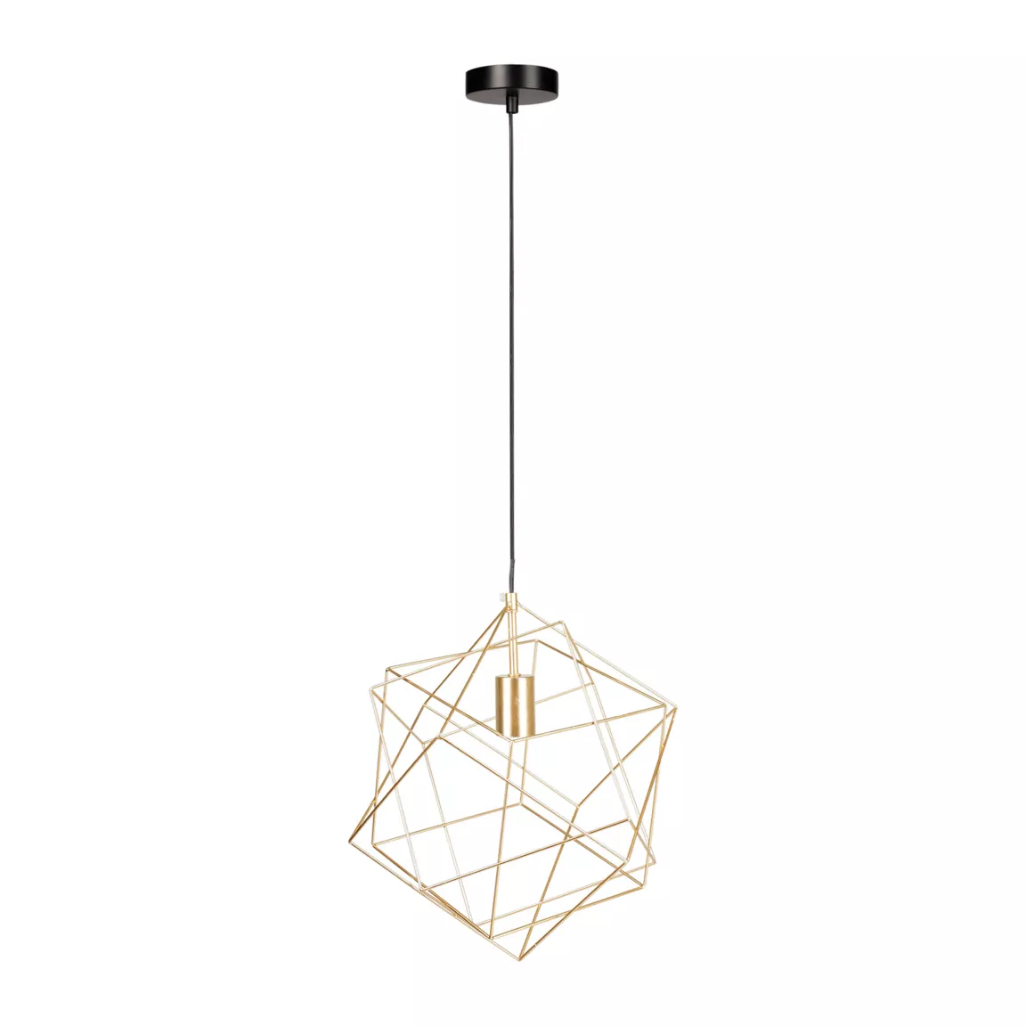Suspension lumineuse en métal (D40 cm) Céleste Or