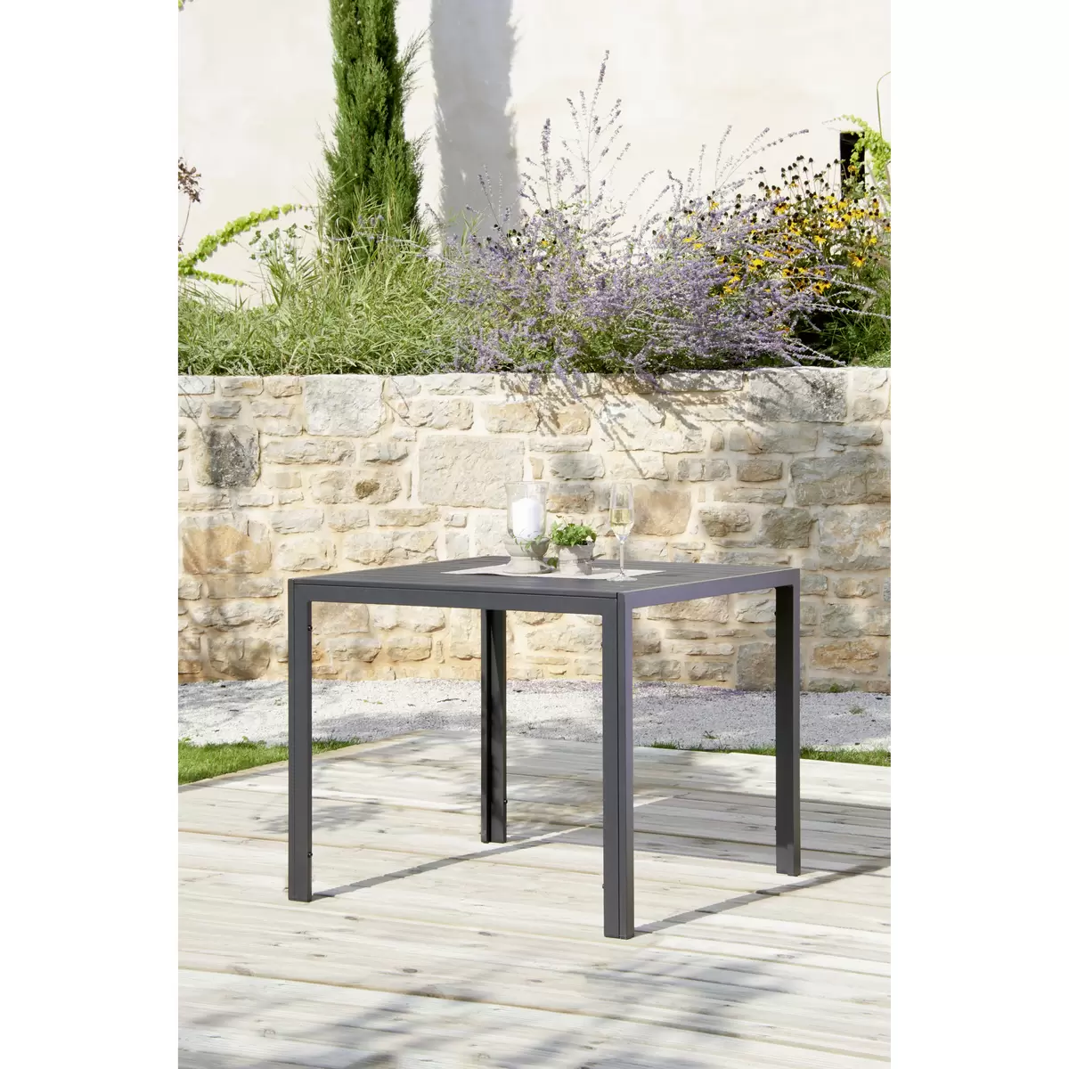 Ondega Gartentisch Milano Dunkelgrau