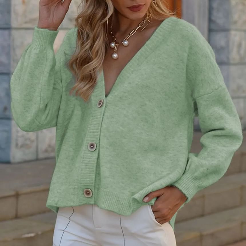Astromeria - V-hals effen vest