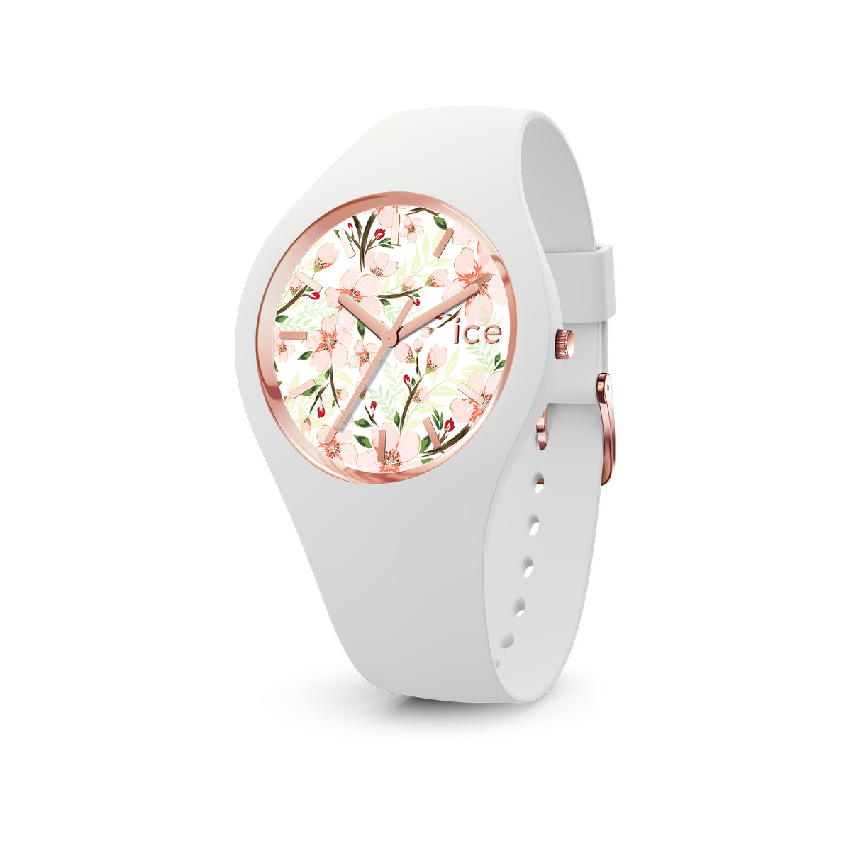 Montre Ice Watch femme bracelet silicone blanc