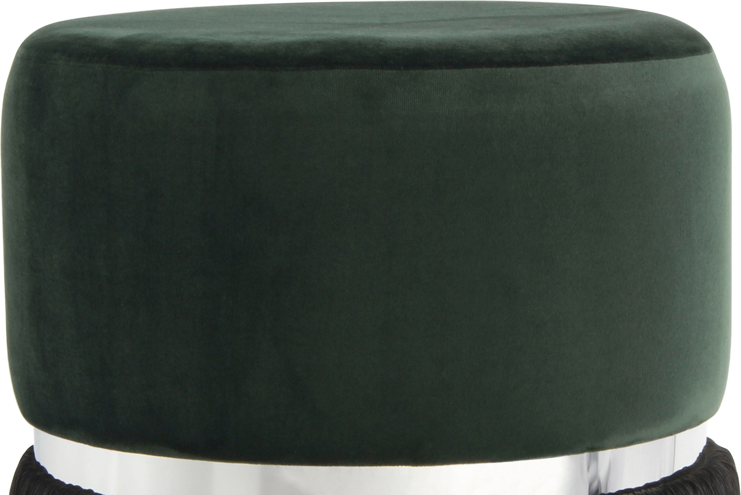 Kayoom Sitzhocker »Hocker Rebecca 825, Sitzpouf in runder Form,mit samtigem Bezug« 1 Stk. tlg. pflegeleicht, modern, vielseitig verwendbar, Sitzfläche gepolstert