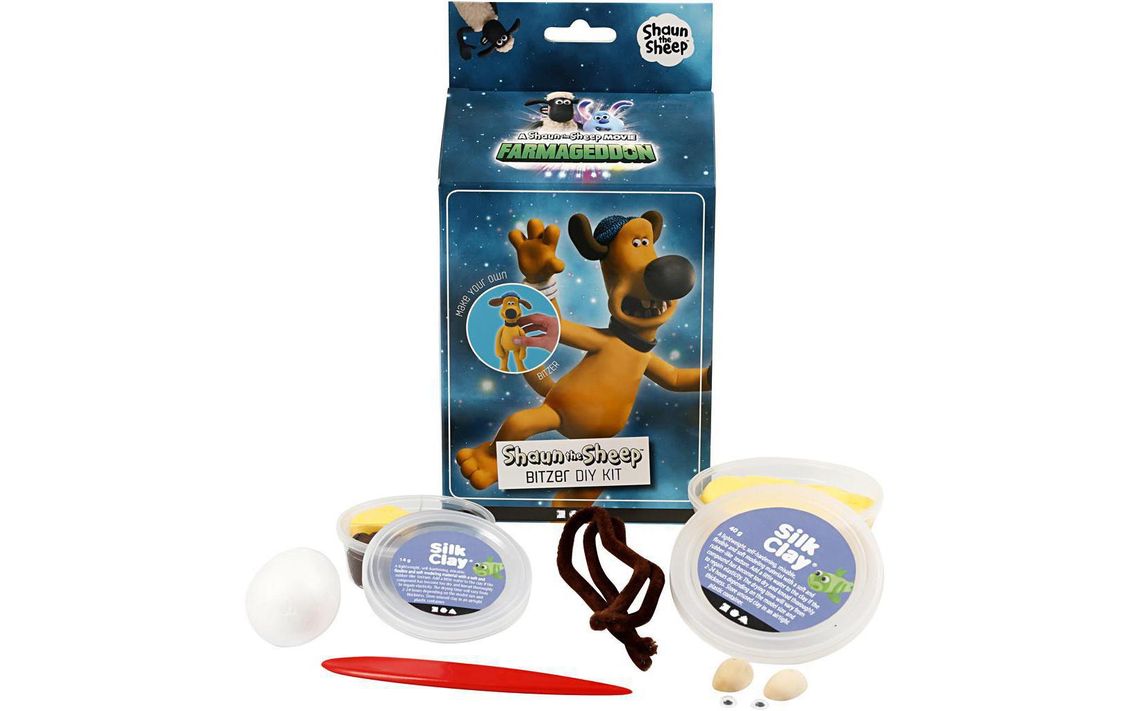Modellier-Set Shaun the Sheep Bitzer SetBastelset Shaun das Schaf