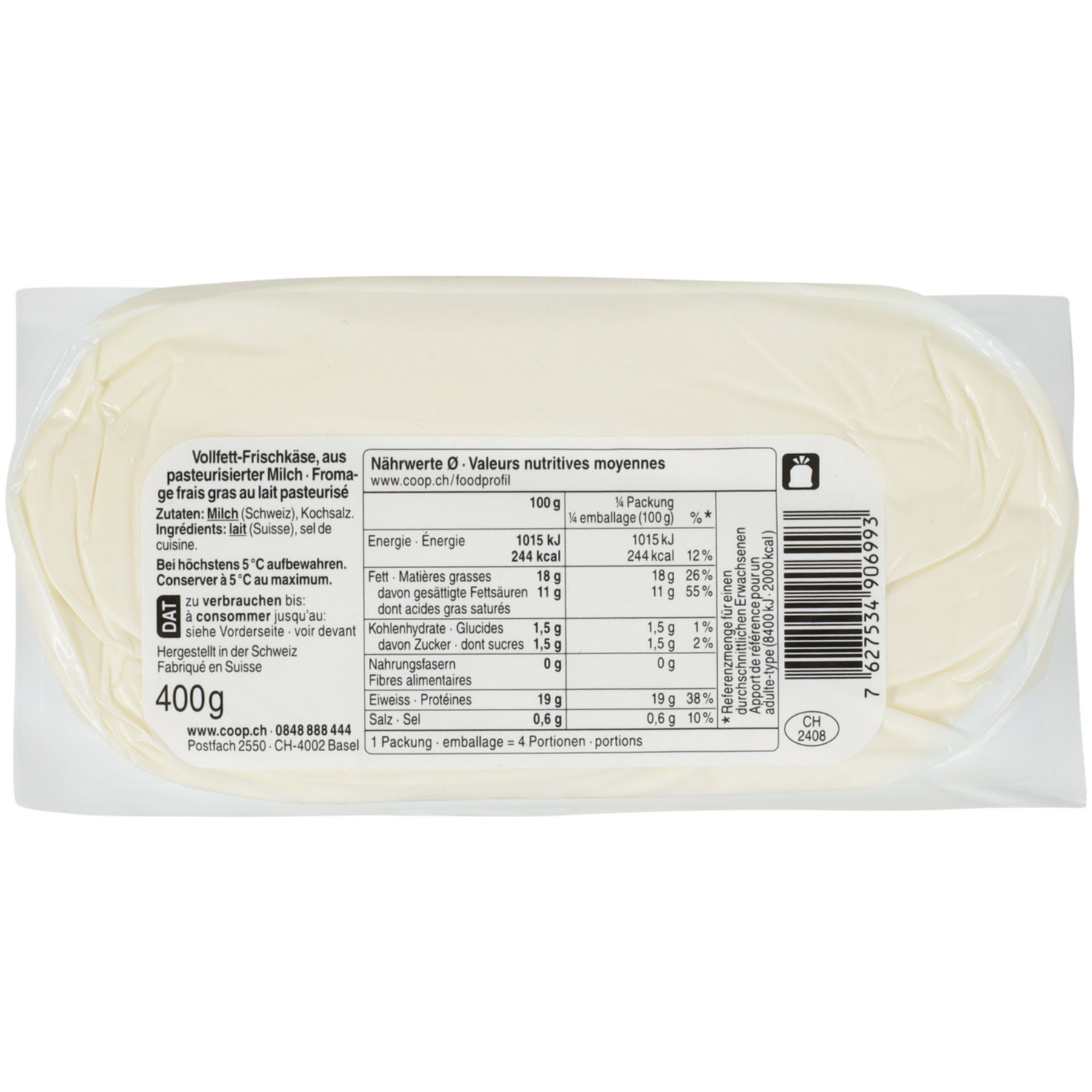 Prix Garantie Mozzarella Stange