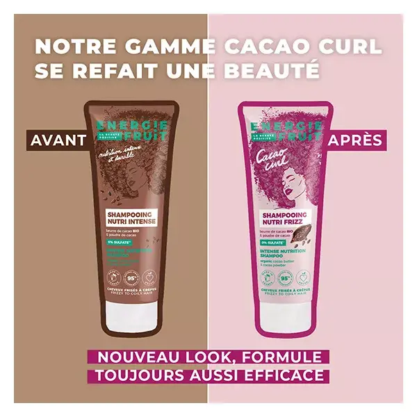 Shampoo Energie Fruit Hair Nutri Intense com Manteiga de Cacau 250ml