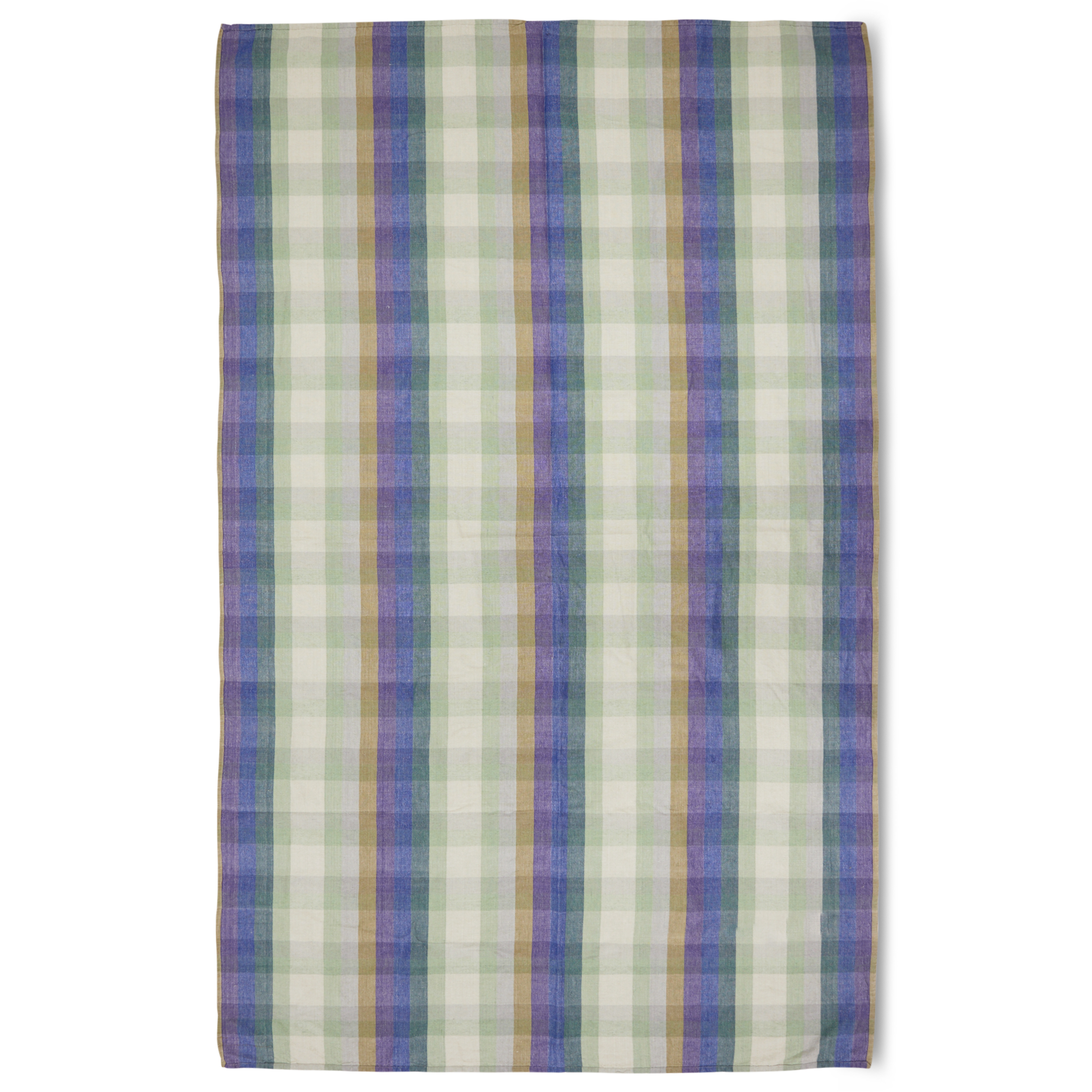 Tafelkleed Vida check cloth 140x220 cm mint/cobalt