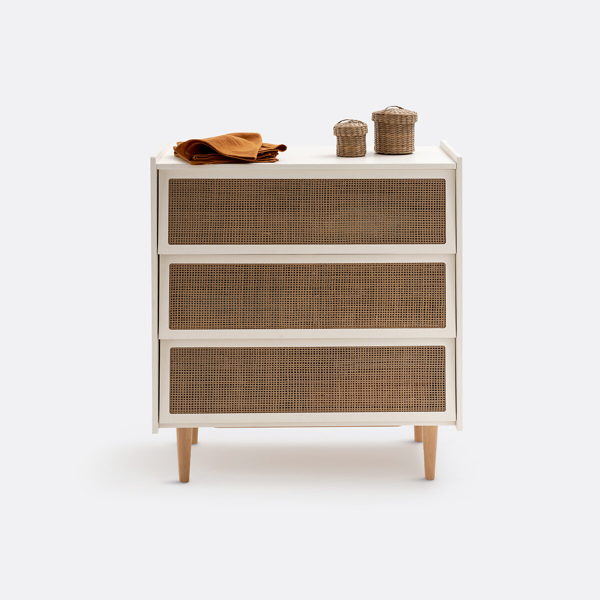 LA REDOUTE INTERIEURS<br>Cômoda de vime com 3 gavetas, Kaya