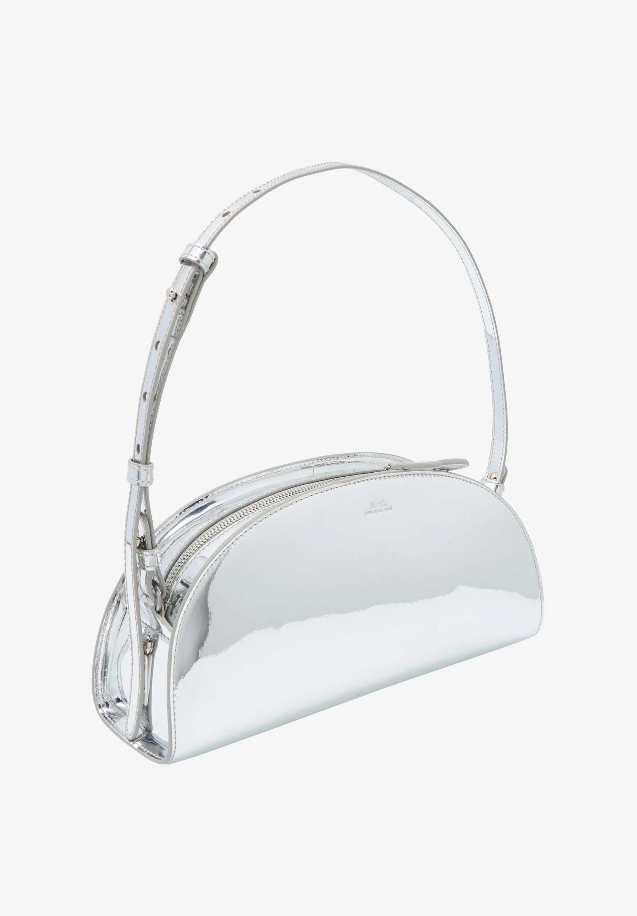 Sac Demi-Lune Shoulder - Argent