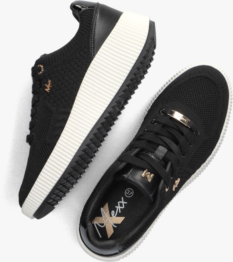 MEXX zwarte mexx lage sneakers nina