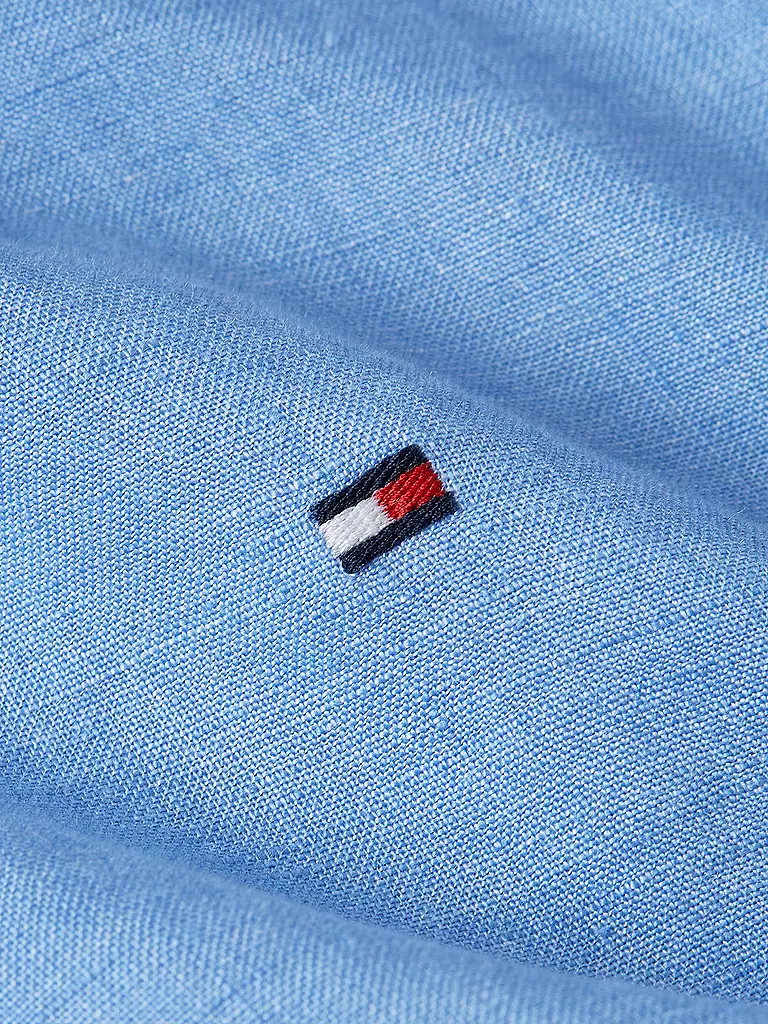 TOMMY HILFIGER Leinenhemd  hellblau