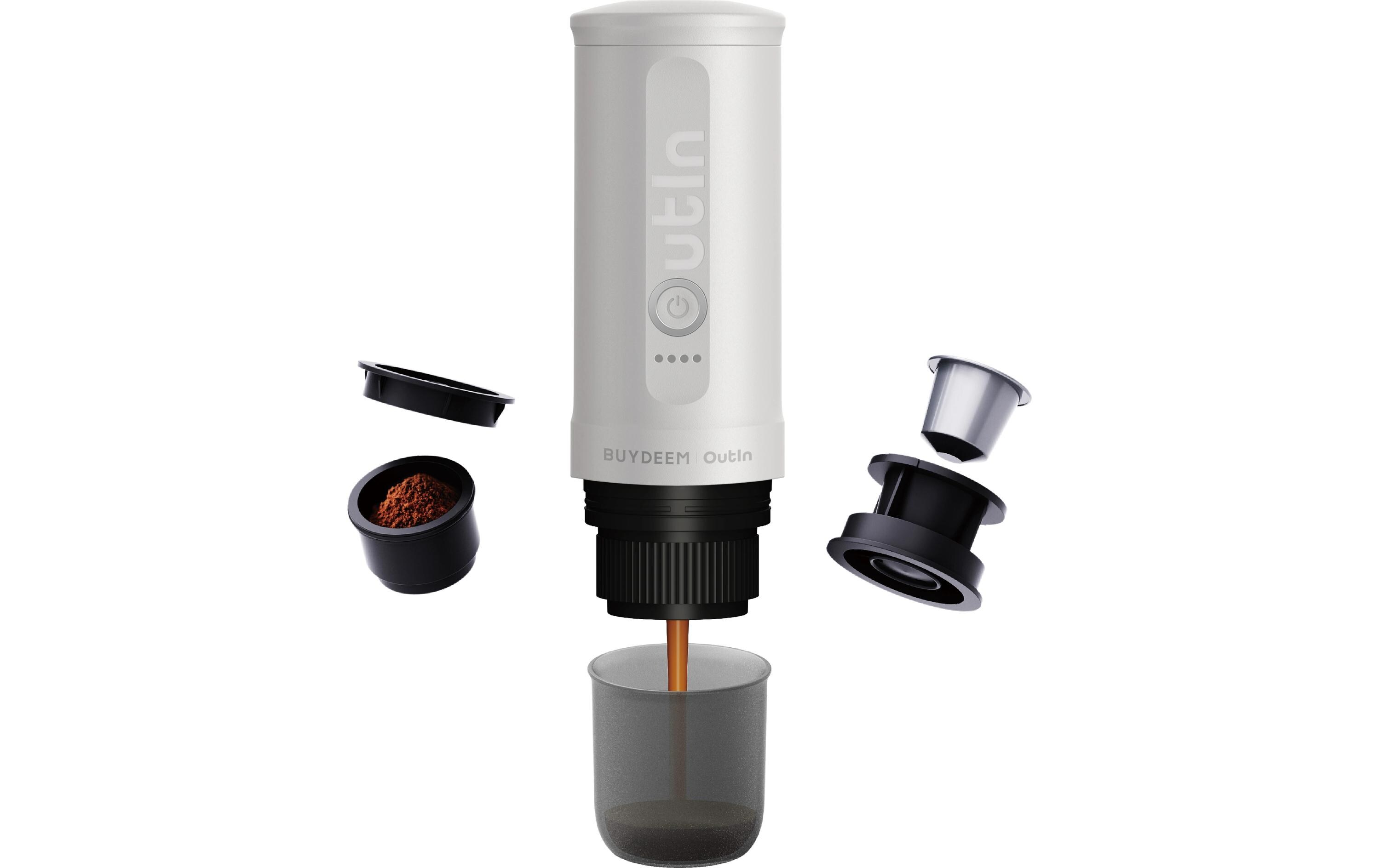 Reisekaffeemaschine Nano Kapseln, Weiss<br>Tragbare Espressomaschine