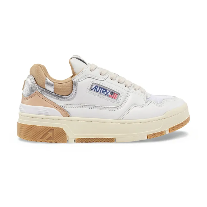 Autry Baskets CLC Low Cuir Bicolore | Brun