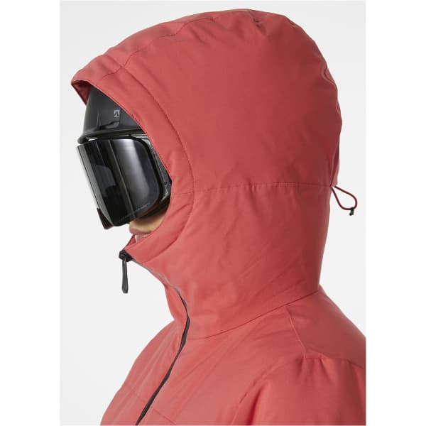 Veste de ski HELLY HANSEN W NORA SHORT PUFFY JACKET POPPY RED