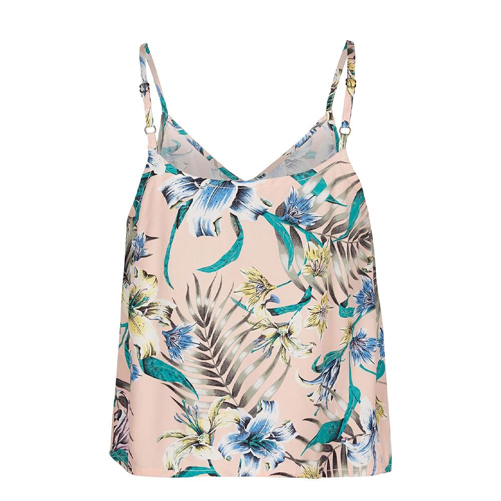 O'Neill Débardeur Rose à Motifs Femme O'Neill Woven Button