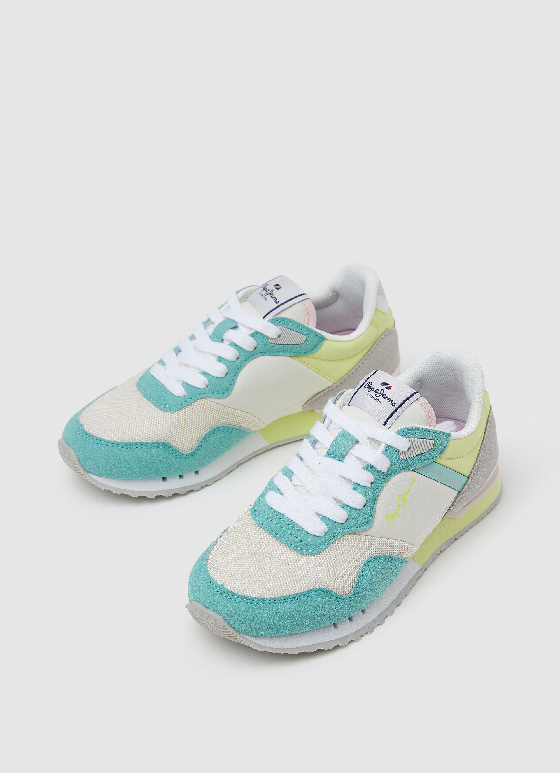 Tênis de corrida básico London - azul-turquesa