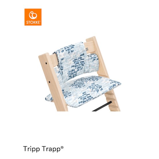 Coussin de chaise Tripp Trapp®   Waves blue        de               Stokke®