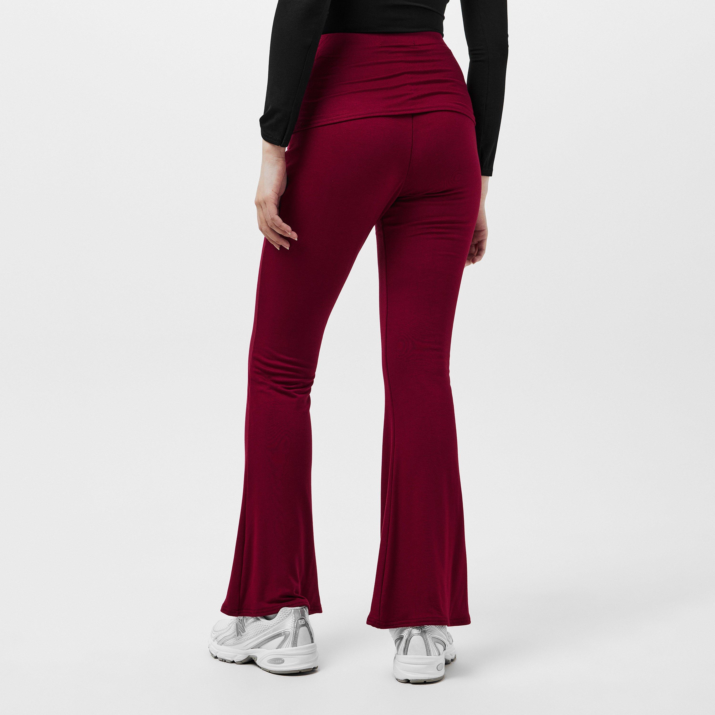 Missy Empire ME Ruched Front Fold Over Trouser